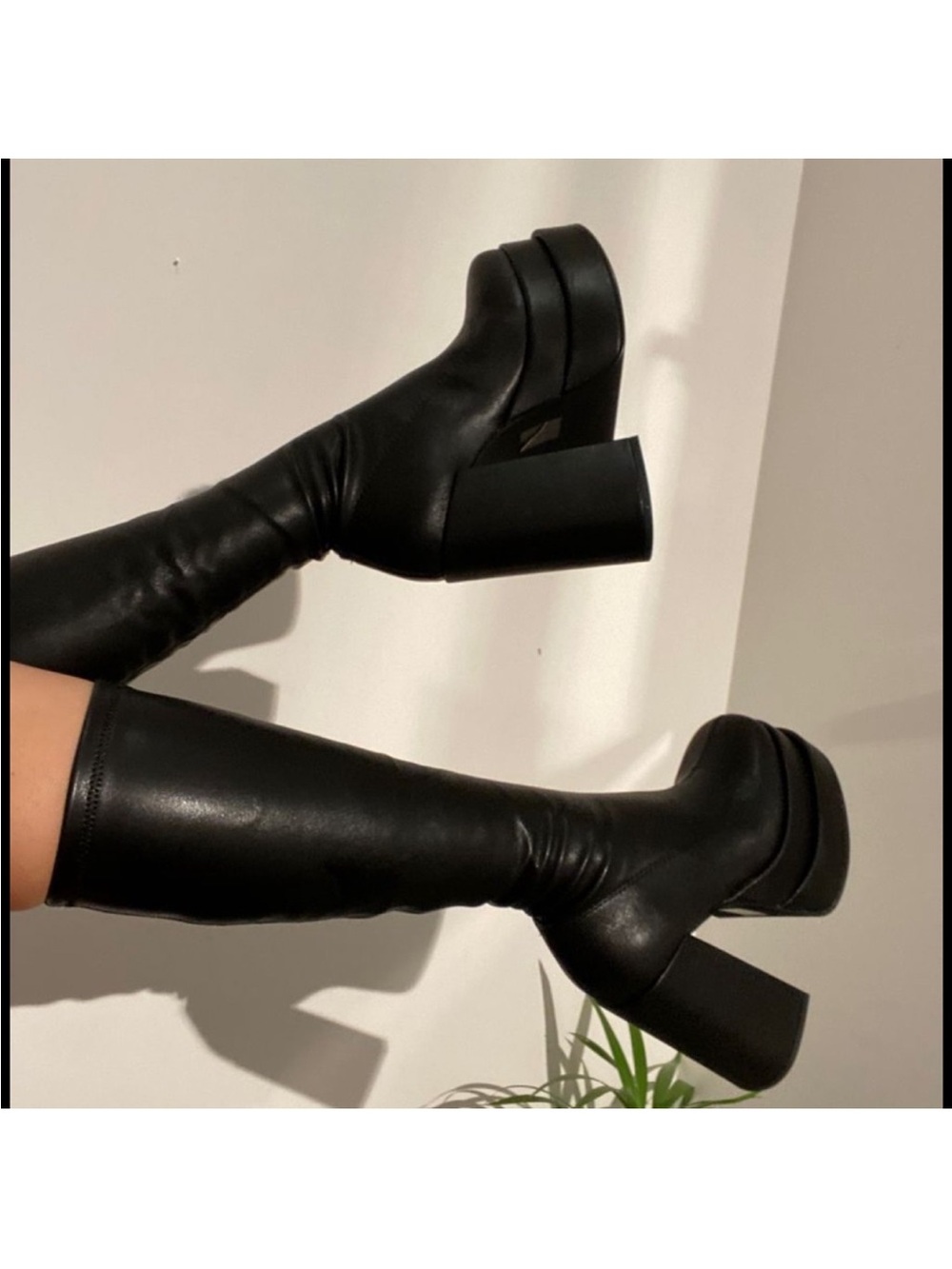Steve Madden Cypress Black Knee High Boots - Picture 5 of 5